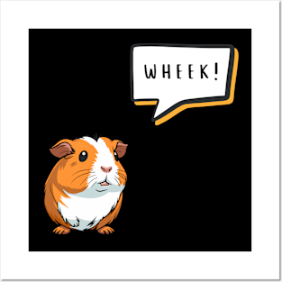 Guinea Pig Wheek Posters and Art